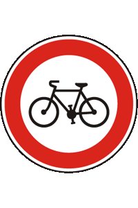 Tato dopravní značka: Zakazuje vjezd cyklistům a jízdu na jízdním kole. Vedení jízdního…