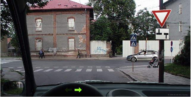 Na obrázku není znázorněna dopravní značka